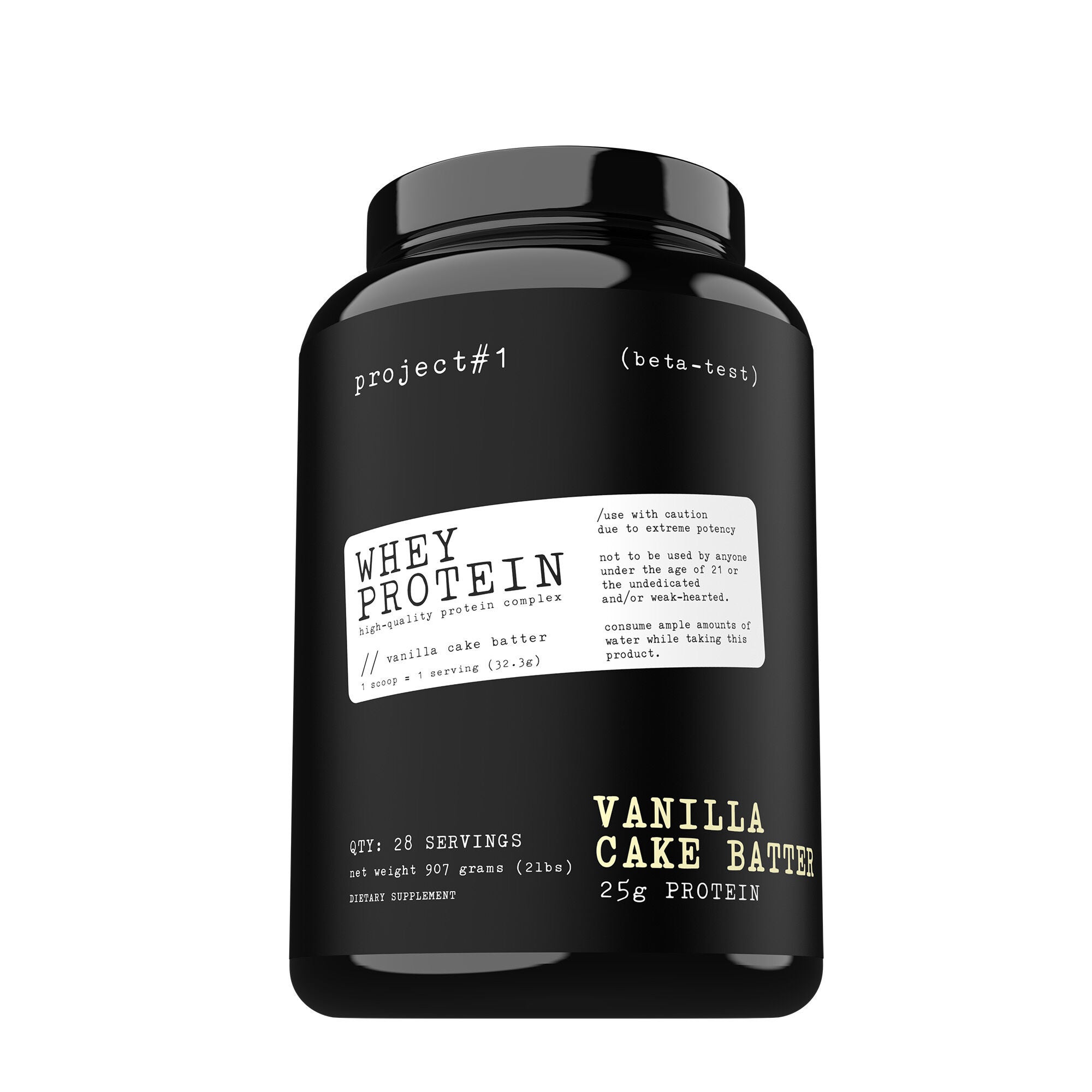 Project 1 Nutrition Whey Protein Vanilla Cake Batter